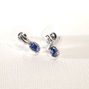 Kyanite Earrings Post Drop Style
